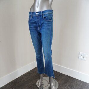 MOTHER Blue Ankle & Cropped Jeans